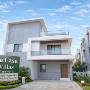 la casa villas, adibatla – 4bhk luxury triplex villas in a 22 acre gated community